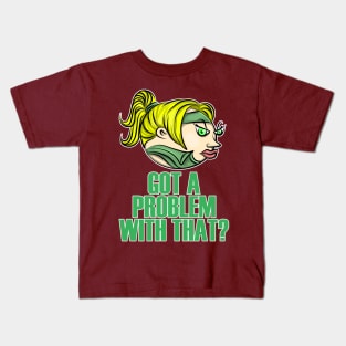 Pop Egg Mortal Kombat Edition : Sonya Blade Kids T-Shirt